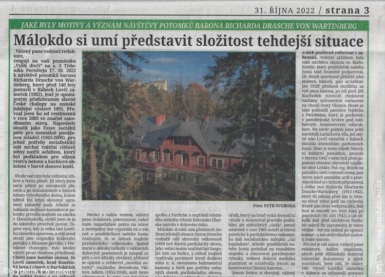 Týdeník Pernštejn 31.10.2022 s.3